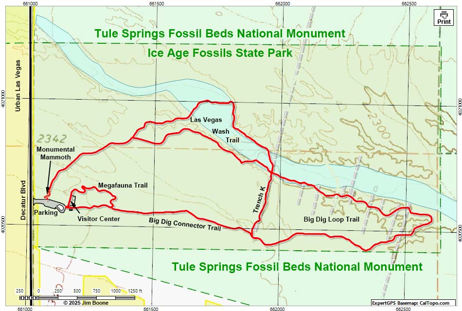 Gold Butte Area Overview Map