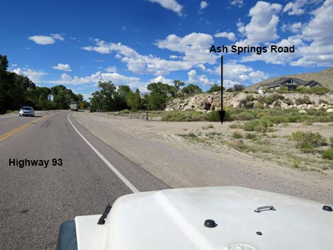 Ash Springs Rock Art Site Road