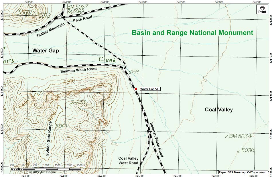 Coal Valley East Cattle Guard Campsite