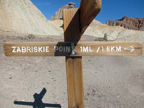 Golden Canyon to Zabriskie Point Trail