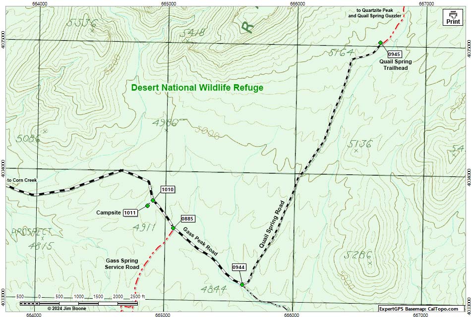 quail spring road map