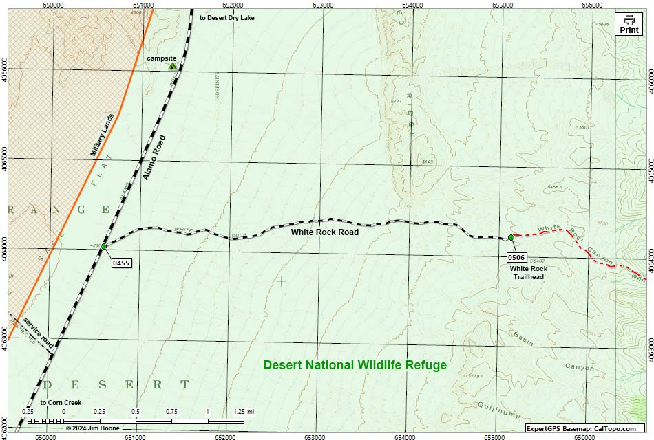 White Rock Road Map