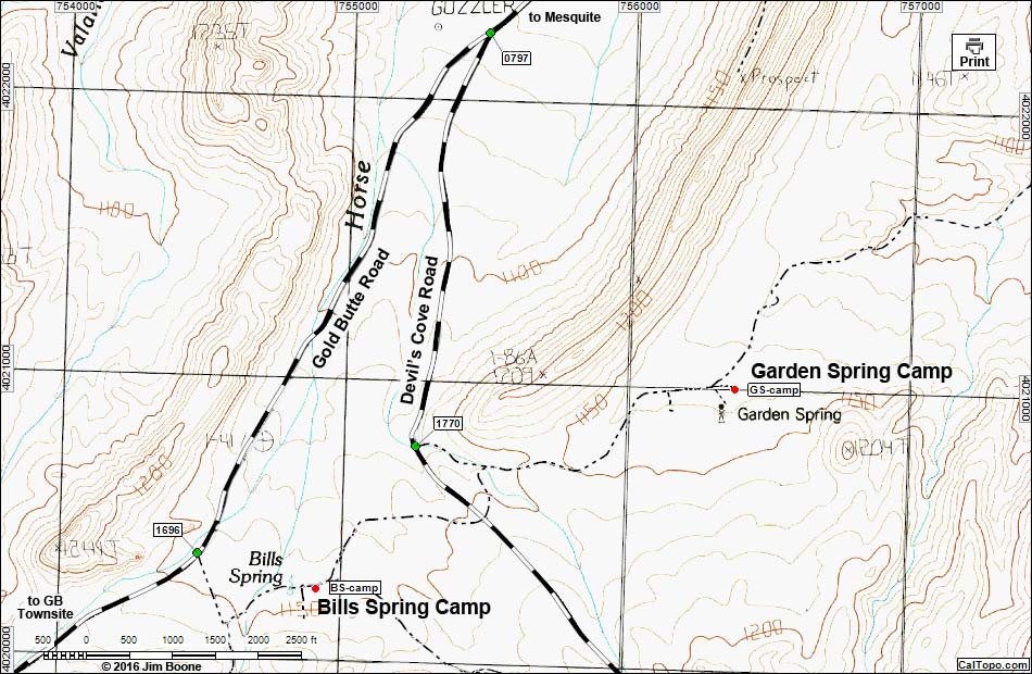 Garden Spring Camp Map