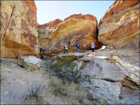 Falling Man Rock Art Site