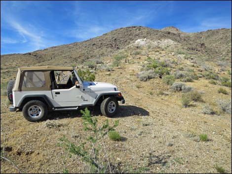 Mud Wash North Road  Nevada Mica Mine Road