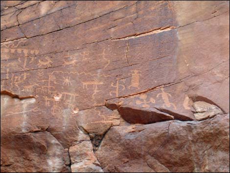 mud wash petroglyph