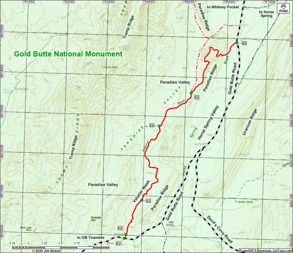 Paradise Valley Map