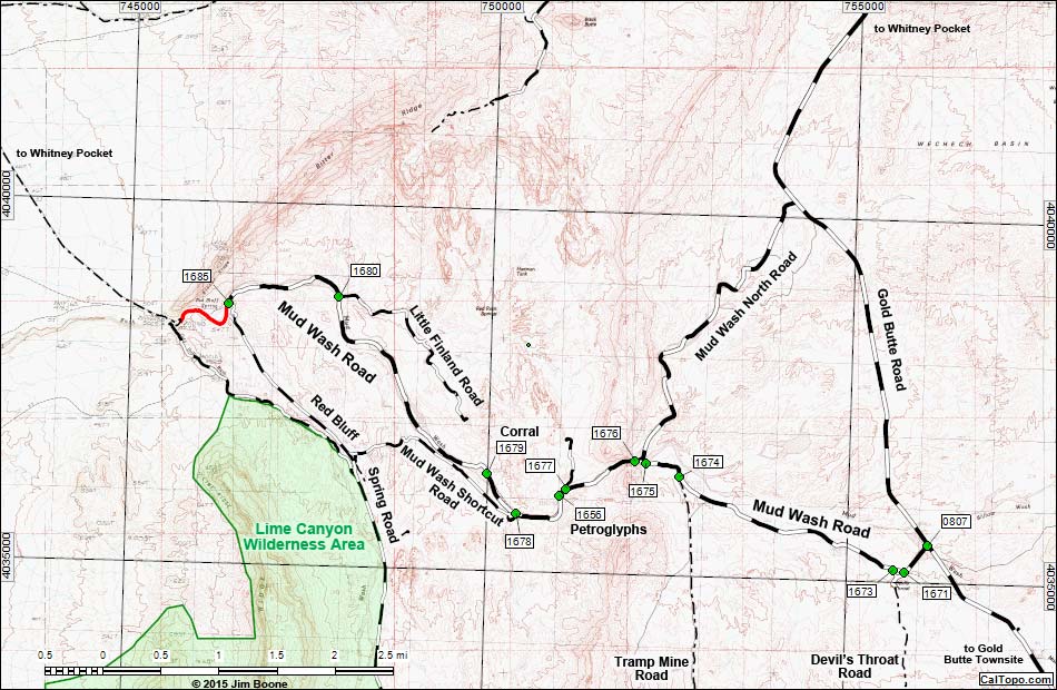 Gold Butte Region -- Mud Wash Road