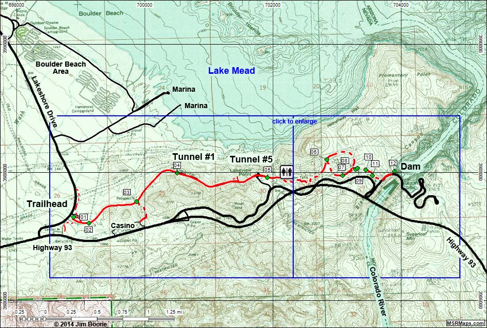 Railroad Trail Map