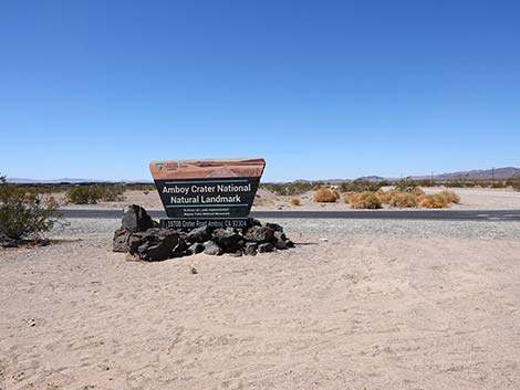 Amboy Crater Road