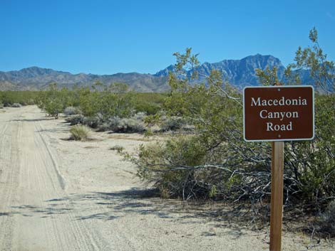 Macedonia Canyon Road