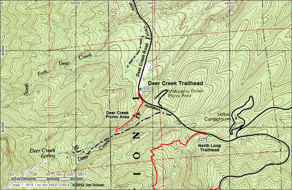 Trailhead Map