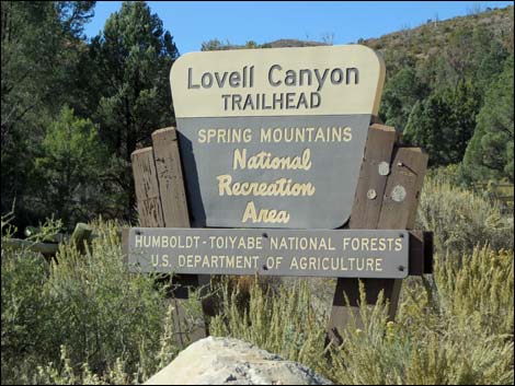 Lovell Canyon Trailhead