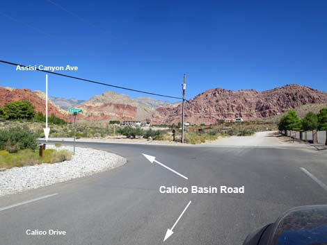 Calico Basin Road