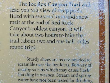 Icebox Canyon Trailhead