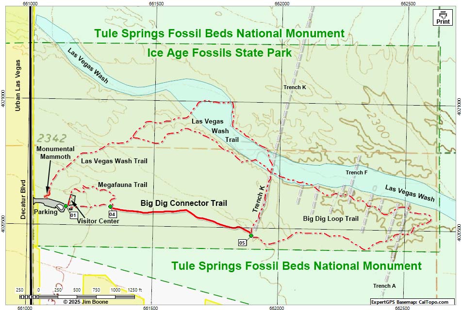 Connector Trail Map